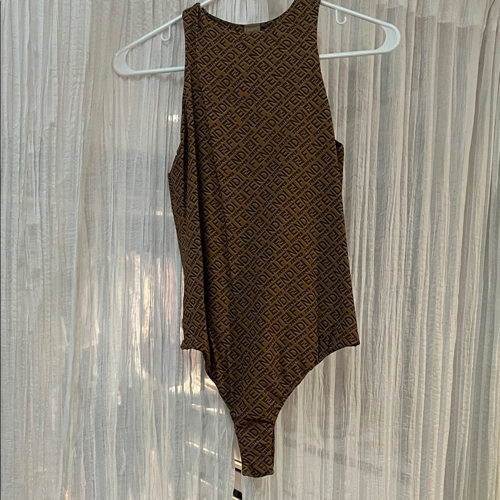 Fendi Skims Pattern Bodysuit